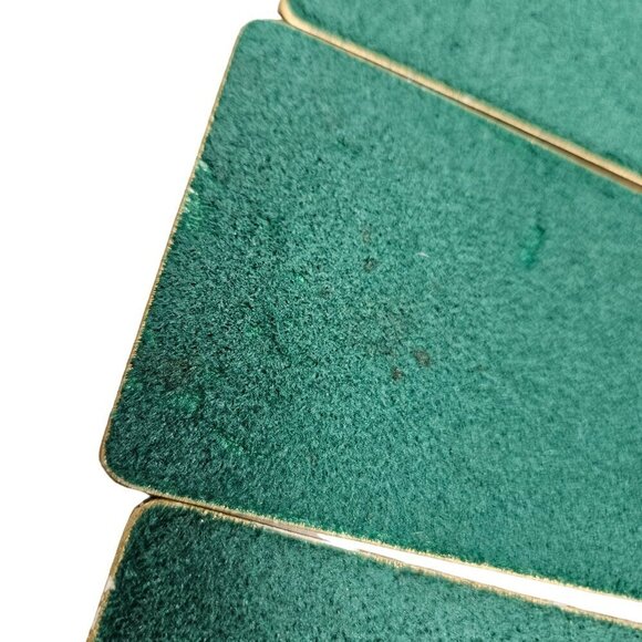 Set Of 6 Vintage Street Scene Coasters By Seerey Lester Signed Rectangle Retro - Picture 15 of 16